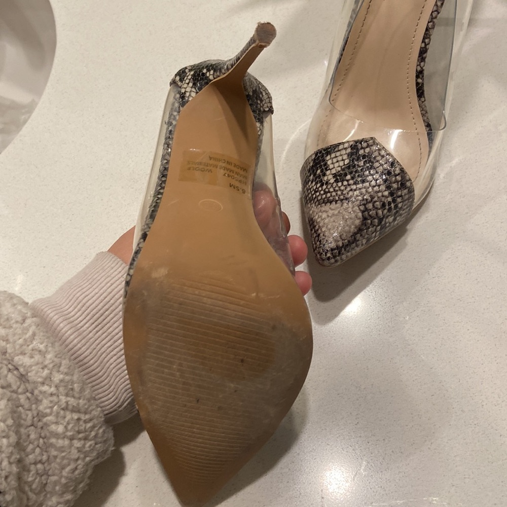 Cape Robin snake print heels - Picture 2 of 5